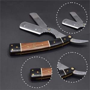 Nouveauté 2023 Rasoirs de Barbier en Acier Inoxydable pour Cadeau - Design Imprimé Élégant Couleur et Logo Personnalisables - Product Image 5