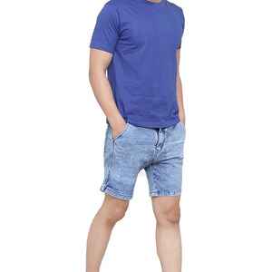 New Style Custom Made <b>Jeans</b> Shorts Solid Color <b>Jeans</b> Shorts for Sale Made in Pakistan <b>Jeans</b> Shorts - Product Image 4