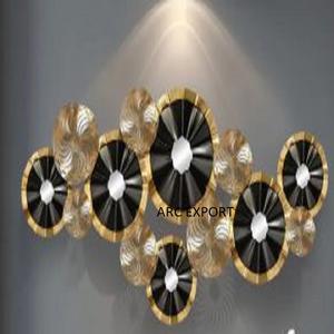 การออกแบบตกแต่งชุบเข้าร่วมศิลปะผนังสำหรับขาย Cremation โลหะอลูมิเนียมที่ดีที่สุดที่มีสีฟ้าและสีขาว - Product Image 3