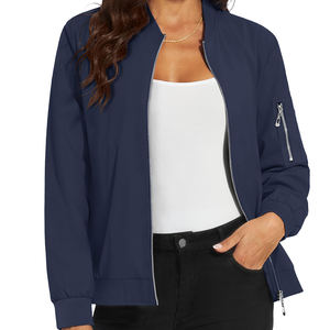 Veste bombardier coupe-vent chaude pour l'hiver Veste bombardier respirante à manches longues coupe décontractée pour femmes - Product Image 1