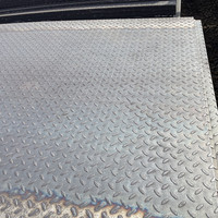 Plaque d'acier à damier A283 Gr.c de taille standard, épaisseur de 1 à 12 mm