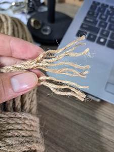 Cuerda de hierba marina natural al por mayor cuerda de jacinto de agua seca natural retorcida artesanía para muebles hechos a mano - Product Image 4