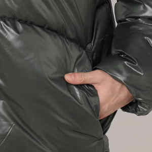 Article tendance, couleur unique, look attrayant, nouvelle arrivée, doudoune, fabricant de vêtements haut de gamme, prix bas, doudounes brillantes - Product Image 6