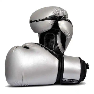 Guantes de MMA al por mayor más vendidos, guantes de boxeo para entrenamiento en gimnasio, guantes de combate de cuero transpirables para kickboxing y sparring con agarre para las manos - Product Image 1