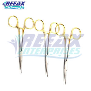 Pince à moustiques professionnelle REEAX Care pince à hémostat incurvée manuelle toutes couleurs garantie de 2 ans - Product Image 5