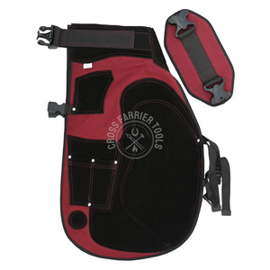 Delantal Profesional de Herrador de Cuero de Gamuza con Almohadillas para los Muslos, Espacio para Cuchillos y Soporte Magnético para Clavos - Product Image 2