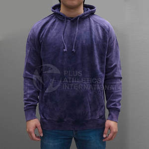 Último diseño de lavado ácido sudaderas con capucha hechas en Pakistán estilo de la calle al por mayor de lavado ácido personalizado sudaderas con capucha - Product Image 2