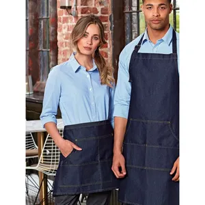 Custom Merchandising Jeans Stitch <b>Denim</b> <b>Apron</b> - Product Image 4
