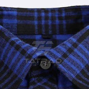 เสื้อเชิ้ตผ้าแฟลนเนลลำลองระบายอากาศดี รุ่นยอดนิยมสำหรับฤดูใบไม้ร่วง บริการ OEM ขายดีที่สุด ดีไซน์ใหม่ล่าสุดสำหรับผู้ใหญ่ - Product Image 5