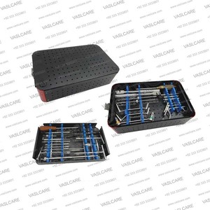 Juego de instrumentos ortopédicos de fragmentos grandes Instrumentos completos de fijación de traumatismos y fracturas de acero inoxidable para chapados en huesos - Product Image 1