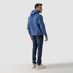 High Quality Customize Hoodies 380Gsm <b>Thick</b> Winter Heavyweight Cotton <b>Fleece</b> Drop Shoulder Loose Pullover Hoodie For <b>Men</b> - Product Image 3