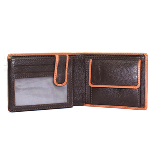 กระเป๋าสตางค์หนังวัวแท้คุณภาพพรีเมียมจากอินเดีย พร้อมช่องใส่เหรียญและช่องใส่บัตร รับทำโลโก้ตามสั่ง - Product Image 2