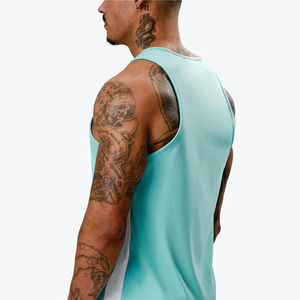Wholesale Custom Plus Size Men Cotton Stringer Y <b>Back</b> Running Sports Gym Men's Bodybuilding Tank Tops - Product Image 6