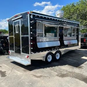 Best Supply For Affordable 4m Fully Equipped Food Truck USA Customized Food Trailer With Full Kitchen Equipments