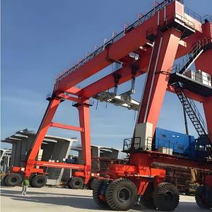 رافعة جسرية صغيرة اقتصادية ذات إطارات مطاطية للمستودعات اللوجستية متوسطة الحجم توفر حلول مرنة وفعالة من حيث التكلفة - Product Image 6