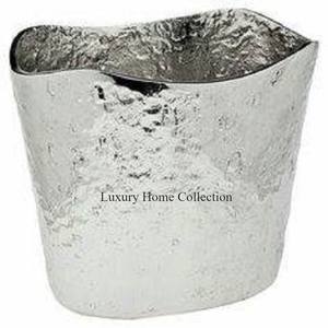 Seau à vin en bambou couleur marron avec poignée en corde refroidisseur à glace et refroidisseur seau de forme ronde fait à la main fournitures de verres de table - Product Image 3