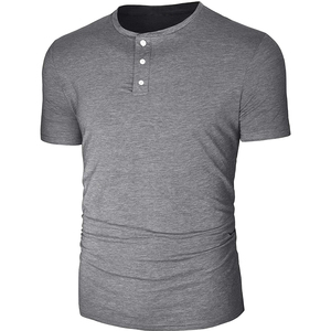 <b>Men</b> <b>Henley</b> <b>Shirt</b> Casual Long Sleeve Short Sleeve Slim Fit Cotton Comfortable Stylish Fashion Top - Product Image 2