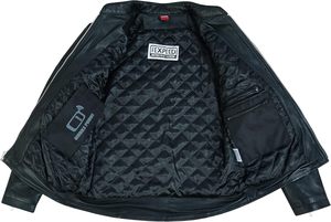 เสื้อแจ็คเก็ตหนังลำลองสำหรับผู้หญิงหนังแกะสัมผัสนุ่มหนังแท้เสื้อโค้ทสไตล์นักขี่มอเตอร์ไซค์หนังแท้สีดำหนังแท้ - Product Image 5