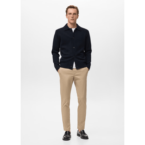 กางเกงผ้าชิโนสำหรับผู้ชายได้รับความนิยมในตลาดกางเกงทำงานลำลองสำหรับโรงงานผลิตจากโรงงาน - Product Image 5