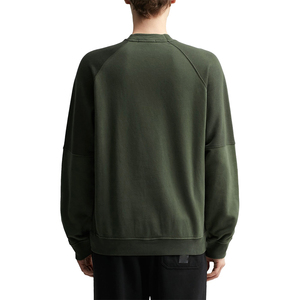 Sweat-shirt à col rond unisexe avec logo personnalisé Sweat-shirt d'hiver brodé 100% coton de haute qualité avec découpe - Product Image 4