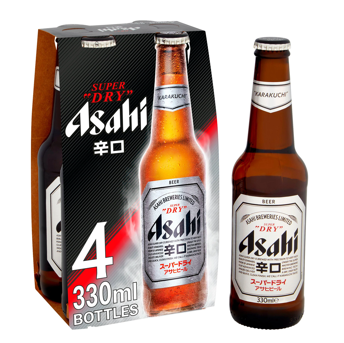 ASAHI SUPER DRY Japanese Import Beer - 4.5% Alcohol ASAHI SUPER DRY Japanese Import Beer - 4.5% Alcohol