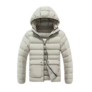 Doudoune à capuche de couleur kaki avec poches à rabat, tenue décontractée, nouveau design incroyable 2025, vestes bulles les plus tendances - Product Image 3