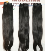 Extensions de cheveux humains indiens vierges naturels, 100 % bruts non traités, lisses, doux et soyeux, en gros, à prix abordable