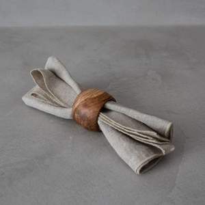 Classic Solid <b>Wood</b> <b>Napkin</b> <b>Rings</b> for Elegant Dining Experience - Product Image 2