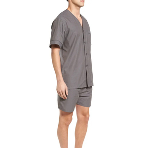 Cotton <b>Men</b> Summer Shirt and <b>Shorts</b> Sets <b>Slim</b> <b>Fit</b> Quick Dry Breathable Street Style Custom Printing Logo Custom Colors & Sizes - Product Image 4