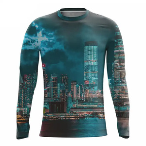 Diseño personalizado camiseta impresa 100% fibra de bambú de secado rápido personalizado sublimación impresión Logo Unisex deportes camisetas hombres - Product Image 3