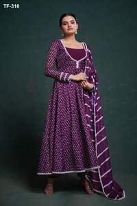 Último diseñador Fab Zone Organza Seda Impreso Vestido DE TRABAJO Alta calidad Indio Paquistaní Estilo étnico Adultos Fiesta Especial - Product Image 3