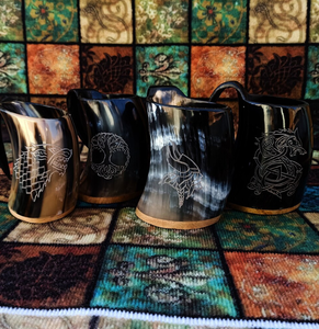 Viking Drinking <b>Mugs</b>, Anniversary Gift, Husband Gifts, Couples Gift, Christmas Gifts - Product Image 1