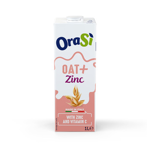 Boissons végétales OraSi Avoine + Zinc 1 litre 12 unités - Product Image 1