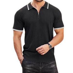 T-shirt à manches courtes pour homme, en coton 100 %, tricoté, antibactérien, à séchage rapide, avec poche, pour le golf, la salle de sport, le sport, imprimé sur mesure - Product Image 5