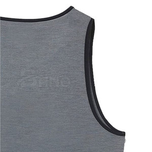 Camiseta sin mangas de gimnasio de alta calidad para hombre, talla XL, logotipo personalizado, nuevo diseño, algodón transpirable/fibra de bambú, ropa deportiva sólida, entrenamientos de verano - Product Image 4