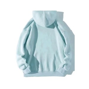 Fabricante bajo MOQ venta al por mayor algodón polar impresión personalizada pulóver con capucha hombres sólido con capucha invierno térmico recortado con capucha personalizado - Product Image 5
