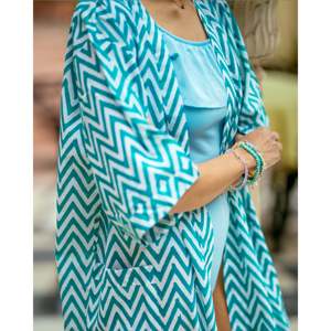 Couverture d'été imprimée à chevrons - Product Image 4