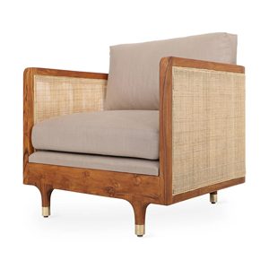 Fauteuil en bois classique fait main pour salle à manger, salon et mobilier de maison, avec un savoir-faire de qualité supérieure et un assise confortable - Product Image 2