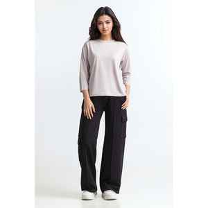 Voilet Basic - Top de punto para mujer WM-KTP-SS24-016 - Product Image 1