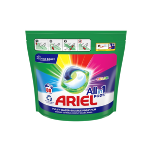 Experimente el futuro de la lavandería con Ariel Pods, Cápsulas predosificadas eficientes de 76 unidades que limpian e iluminan las telas - Product Image 1
