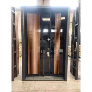 Porte en acier contemporaine ABSDOOR SERA, certifiée ISO, isolée thermiquement, forte sécurité, placage PVC, entrée de cuisine, école, Turquie - Product Image 5