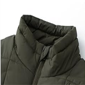 เสื้อแจ็กเก็ตแฟชั่นแขนกุดทรงพองสำหรับผู้ชายเสื้อแจ็คเก็ตผ้าแคนวาสออกแบบได้ตามต้องการสำหรับฤดูหนาว - Product Image 3