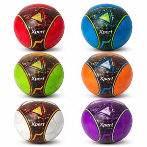 Ballon de football de style classique haute performance, taille 5, durable, cousu à la main, écologique, léger, Xpert Pro1 High Target Rexine - Product Image 2