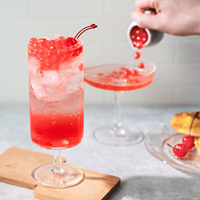 Perles de thé rouge saveur cerise TeaZone de bonne qualité, 7 lb, pour Bubble Tea, origine KEARY TW, durée de conservation de 18 mois, prêtes à consommer