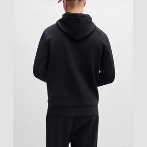 Men's Heavyweight 100% Cotton Fleece Tracksuit Drop Shoulder Oversize Baggy <b>Hoodie</b> Sweatpants <b>Maternity</b> Features for Winter - Product Image 6