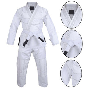 เครื่องแบบ BJJ GI 100% ทำมือผ้าฝ้ายสีขาวดีไซน์ใหม่ล่าสุดสำหรับมืออาชีพ - Product Image 4