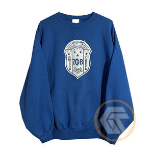 เสื้อสเวตเชิ้ตผ้าฝ้ายฟลีซระบายอากาศสำหรับผู้หญิง Zeta Phi Beta แบบสั่งทำขายส่ง ปักลายตามต้องการ สำหรับฤดูหนาว - Product Image 1