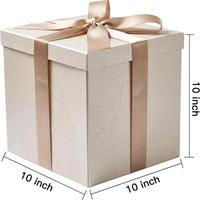 Cajas de Regalo Rígidas Plegables Personalizadas, Elegantes Cajas de Regalo Florales para Boda con Diseño de Champán