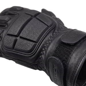 Gants de travail professionnels en cuir de chèvre avec paume en maille 4 couches, résistance aux coupures, manchette longue, protection contre les chocs - Product Image 4