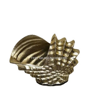 Cuenco decorativo de Metal de aluminio de forma única, cuenco de cerámica con acabado antiguo de latón, cuencos para servir - Product Image 4